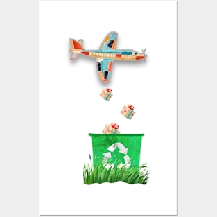 Recycle for a clean planet Posters and Art